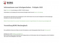 borg-neulengbach.at Webseite Vorschau