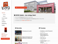 borg-spittal.at Webseite Vorschau