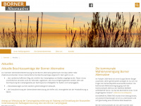 borner-alternative.de Webseite Vorschau