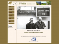 borter-vins.ch Webseite Vorschau