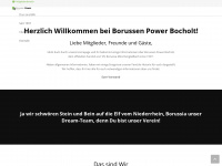 borussen-power-bocholt.de Webseite Vorschau