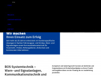 bos-systemtechnik.de Webseite Vorschau