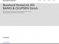 bosshard-homelink.ch Webseite Vorschau