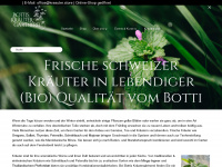 bottipflanzen.ch Webseite Vorschau