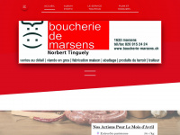 boucherie-marsens.ch Webseite Vorschau