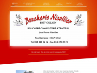 boucherie-nicollier.ch Webseite Vorschau