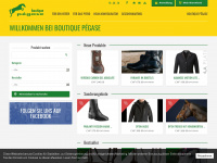 boutique-pegase.ch Webseite Vorschau