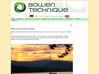 bowen-technique.de Webseite Vorschau