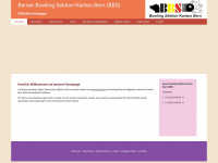 bowling-bern.ch Webseite Vorschau