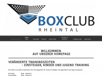 boxclub-rheintal.ch Webseite Vorschau