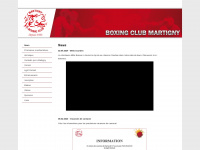boxe-martigny.ch Webseite Vorschau