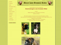 boxer-vom-grossen-ritter.de Webseite Vorschau
