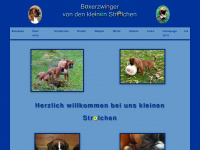 boxer-von-den-kleinen-strolchen.de Webseite Vorschau
