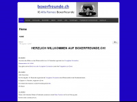 boxerfreunde.ch Webseite Vorschau