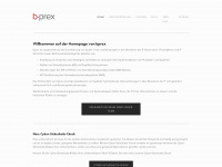 bprex.ch Webseite Vorschau