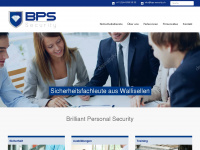 bps-security.ch Webseite Vorschau