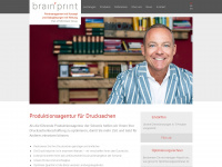 brainprint.ch Webseite Vorschau