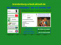 brandenburg-urlaub-aktuell.de Webseite Vorschau
