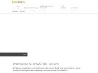 brander-ag.ch Webseite Vorschau