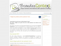 brandies-context.de Webseite Vorschau