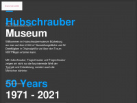 hubschraubermuseum.de Webseite Vorschau