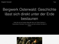 bergwerk-osterwald.de Webseite Vorschau