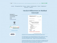 waldbad-osterwald.de Webseite Vorschau