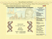biochem.szote.u-szeged.hu Webseite Vorschau