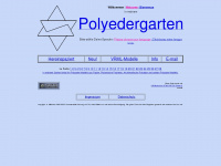 polyedergarten.de Webseite Vorschau