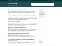 trendscharf.de Webseite Vorschau