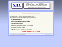shl-software.de Webseite Vorschau