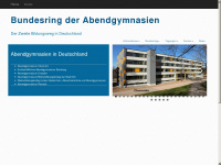 abendgymnasien.com Webseite Vorschau