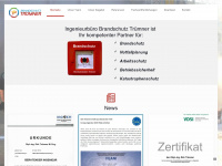 brandschutz-truemner.de Webseite Vorschau