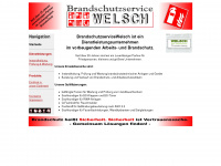 brandschutzservicewelsch.de Webseite Vorschau