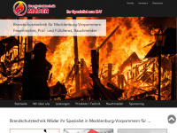 brandschutztechnik-maeder.de Webseite Vorschau