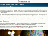 brasilrecht.de Webseite Vorschau