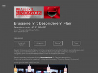 brasserie-rendezvous.de Webseite Vorschau