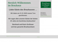 brauhaus-grossauer.at Webseite Vorschau