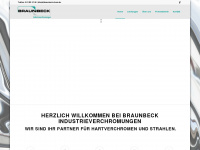 braunbeck-chrom.de Webseite Vorschau