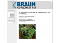 braunmaschinen.de Webseite Vorschau