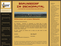 braunsdorf-zschopautal.de Webseite Vorschau