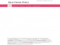 brautperle.ch Webseite Vorschau