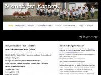 bremgarterkantorei.ch Webseite Vorschau