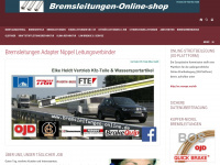 bremsleitungen-online.de Webseite Vorschau