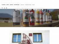 brennerei-mader.at Webseite Vorschau