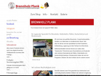 brennholzhandel-plank.de Webseite Vorschau