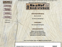 heizhof.de Webseite Vorschau