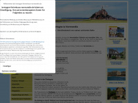 bretagne-ferienhaus-normandie.de Webseite Vorschau