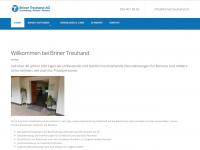 brinertreuhand.ch Webseite Vorschau