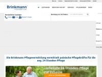 brinkmann-pflegevermittlung.de Webseite Vorschau